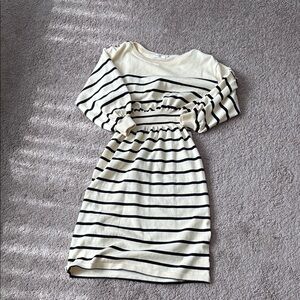Striped Long Sleeve Dress